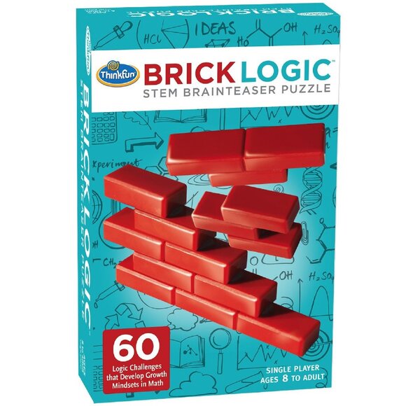 ThinkFun Brick Logic STEM Brainteaser 3D Puzzle Game RARE - Picture 2 of 12